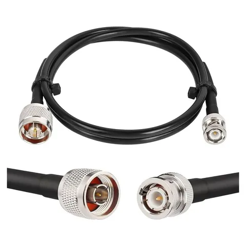 MOOKEERF RG58 BNC Male to N Male Coax Cable