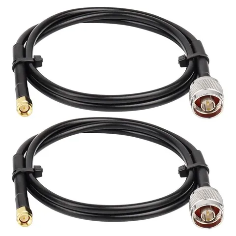 MOOKEERF RG58 N Male to SMA Male Coax Cable