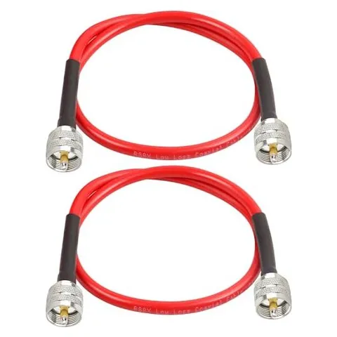 MOOKEERF RG8X PL-259 to PL-259 Coax Cable