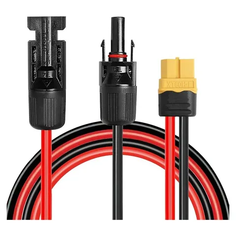 MOOKEERF 12 AWG Solar Connector to XT60 Cable