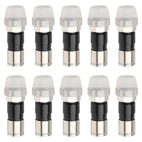 MOOKEERF F-Type Male Compression Connector for RG6