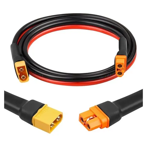 MOOKEERF 10 AWG XT60i Female to XT60 Male Cable