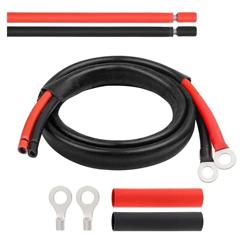 MOOKEERF Solar Battery / Inverter Cable, Flame-Retardant Sleeve