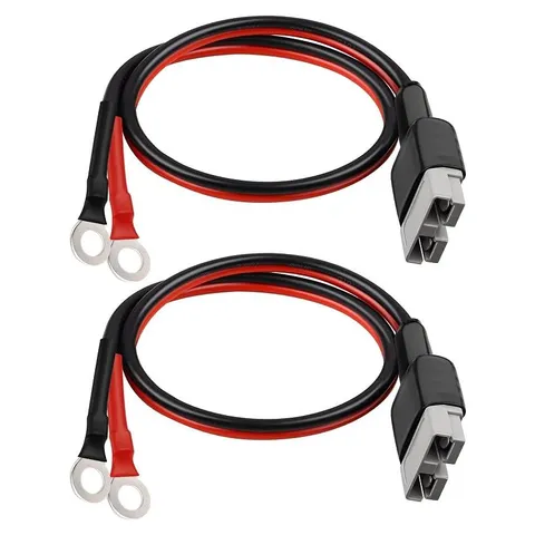 MOOKEERF 8 AWG Anderson-Style to O-Ring Terminal Cable