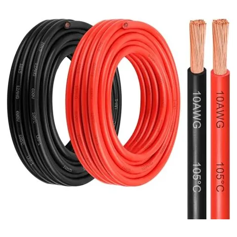 MOOKEERF Red & Black Copper Wire