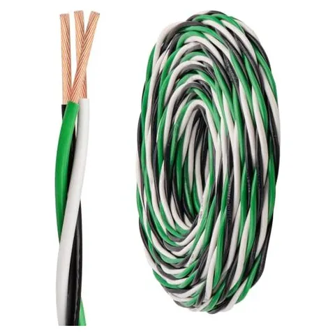 MOOKEERF 12 AWG THHN Wire, 3 Pre-Twisted Conductors